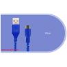 HOT 1M/2M/3M Nylon Braided Micro USB Cable, Charger Data Sync USB Cable Cord For