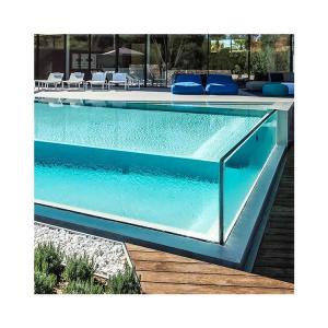 China Superior Family Swimming Pool Acrylic Negative Edge Fish Tank for Swimming Pools supplier