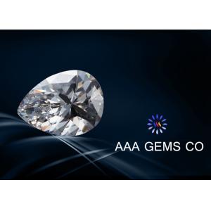 China Classical Pear Shaped Moissanite White , Forever Brilliant Moissanite wholesale