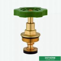 China Green Plastic Handles With Brass Valve Cartridges For Ppr And Brass Stop Valve on sale