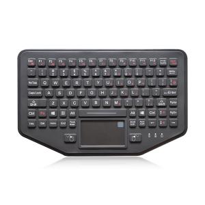 Rubber Silicone Industrial Keyboard Touchpad With Fingerprint Reader