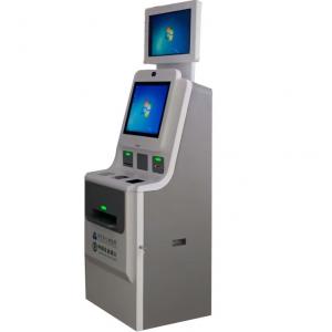 17inch Touch Screen Self Service Kiosk Bank Terminal With Cash Deposit