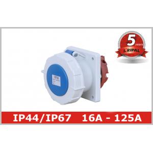 IEC CEE Single Phase Industrial Electrical Sockets And Plugs OEM