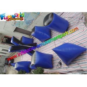 China 10Pcs Full Sets Speedball Inflatable Paintball Bunkers For Outdoor Paintball Shooting supplier
