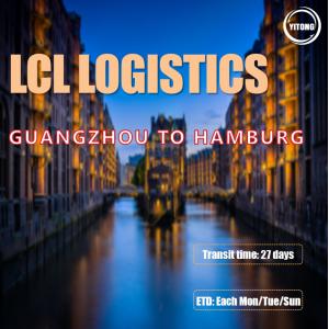 China Guangzhou To Hamburg LCL freight forwarder CIF DDU Trade Term supplier