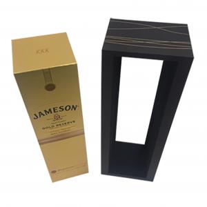 China FSC Wine Packaging Box Gold Foil Stamping Cardboard Wine Packaging Box supplier