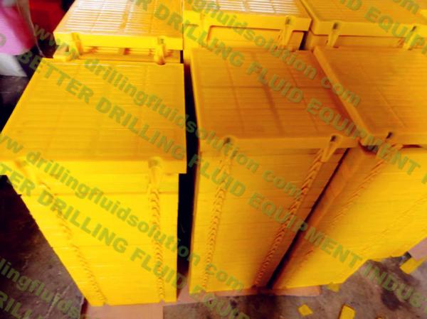 Polyurethane Screen Panel Shale Shaker Screens Yellow Red Green Blue Color for