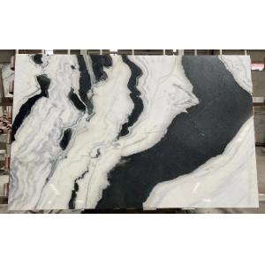 Luxury Chinese Panda White 2x4ft Marble Floor Slab Countertop Marble Slab