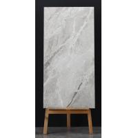China Abrasion Resistance Marble Look Ceramic Floor Tile Braccia Dark Grey 600*1200 Mm on sale