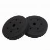 China Plastic Coated 10kg Weight Plates , Dia33.8cm Barbell Weight Plates wholesale