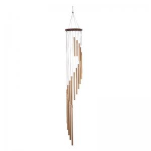 Rotating 35 Inch Outdoor Wind Chimes  With 18 Aluminium Tubes