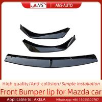 Painted Black Front Bumper Lip Splitter , Scratch Resistant Universal Bumper Lip