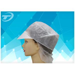 Women SPP Snood Disposable Surgical Caps With Peak And Hairnet