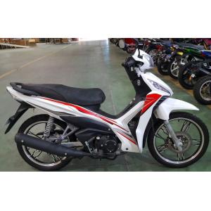 China Off Road Motorcycle 110cc 85km/h Max Speed White Orange Color Big Fuel Tank supplier