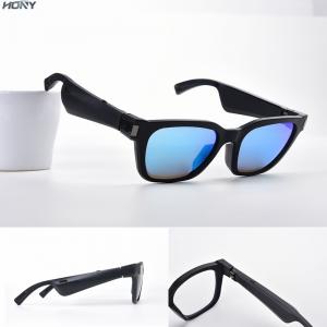 China All-New TR90 Frames Music Smart Glasses With Open Ear Audio And Bluetooth 5.0 Classic Black wholesale