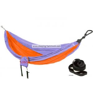Anti Fade Ultralight Small Camping Parachute Nylon Fabric Hammock Quick Dry Orange Blue