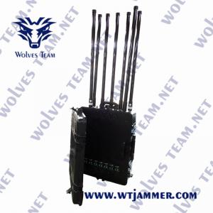 Powerful Cell Phone Signal Jammer GPSL1-L5 GSM WiFi UHF VHF Blocker High Tech Rubber Antennas