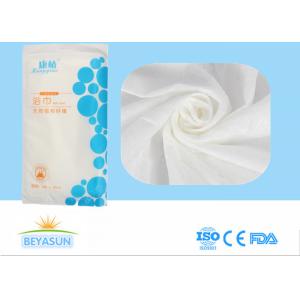 Adult Disposable Dry Wipes 100% Viscose For Spa Center , 70*140cm Size