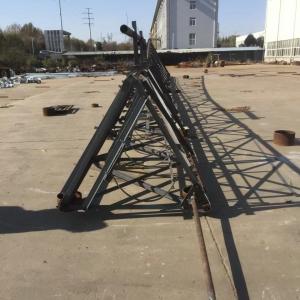 GSM CDMA Steel Communication Tower 300km/H Q235B ASTM123 Slip Joint