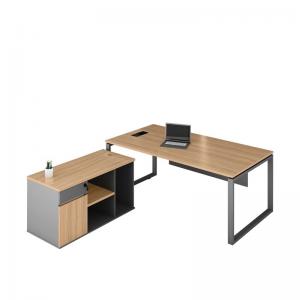 China One Container L-Shaped Home  Executive Office Computer Desk OEM supplier