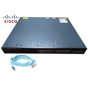 China 24 puertos POE Cisco manejaron el interruptor, interruptor 4x1G de Ethernet de Cisco Uplink IP WS-C3650-24PS-S bajo supplier