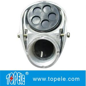 China 3/4, 4 Aluminum Service Entrance Cap Threaded / Clamp Type  Terminal Fittings supplier