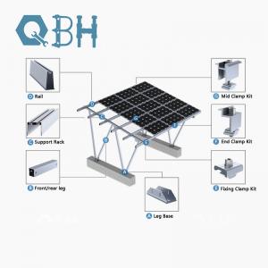 China Roof Sloping Tilting Mounting Bracke Qbh Customized Civil Industrial Solar Power Energy Object supplier