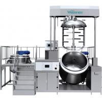 China High Speed Disperser Cosmetic Vacuum Emulsifying Mixer With Low Speed Agitator on sale