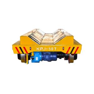 China Hydraulic Lifting Table Material Transfer Cart , Motorised On Rail Transfer Car supplier