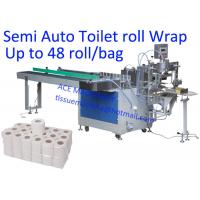 China CE 48 Rolls / Bag Toilet Paper Packaging Machine on sale