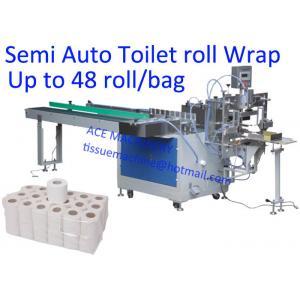 China CE 48 Rolls / Bag Toilet Paper Packaging Machine supplier