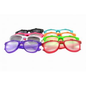 China Flip Clip 3D Fireworks Glasses With Custom Colors Frame For Decoration supplier