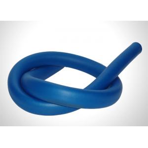 China Blue Rubber Foam Insulation Tube , Air Conditioner Copper Pipe Insulation Fireproof supplier