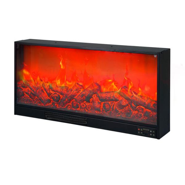 Humidificador incorporado con termostato ajustable, chimenea atomizada 3D con llama artificial