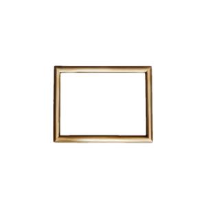 Brass Material Tombstone Decorations TD008 Square Photo Frame Bronze Color
