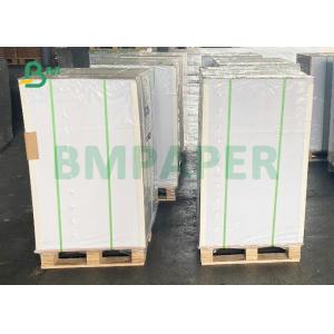 36 * 38'' 1.5mm Thickness Both Sides White Laminated Board Sheet  For Cosmetic Box
