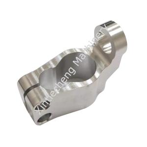 China Silver Aluminum Precision 5 Axis CNC Machining Parts Anodic Oxidation supplier