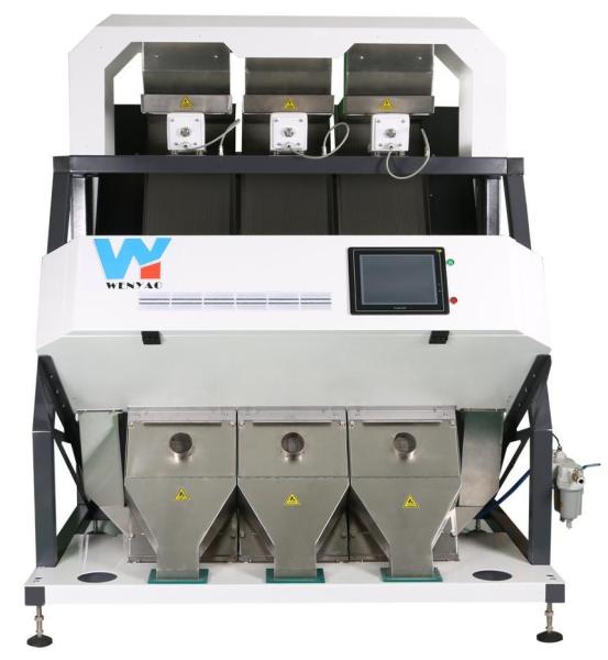 Optical 3 Chutes Beans Color Sorter With Remote Control Service 3000kg/H