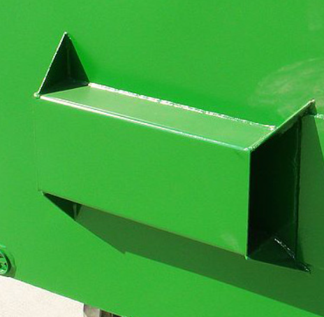 China Heavy Duty Stackable Front Lift Bins with Reinforced Bases wholesale