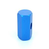 China Customized Blue Powder Coating Machining Threaded Connection Sleeve in High Demand on sale