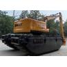 China Amphibious Excavator Customizable Floatation Capacity With Drive Motor For Operation In Wetland And Water Projects wholesale