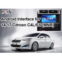 China Android Navigation Video Interface for Citroen , Google Market / Google Map / WiFi / 3G​ on sale
