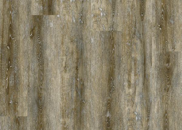 Carbonized wood grain ink transfering PVC printed layer applicated in flooring surface