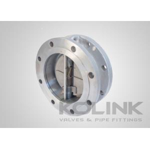Flanged Double-door Wafer Check Valve Stainless Steel Resilient & Metal Seated