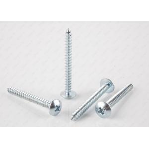 China Metric Self Tapping Screw For Metal   Round Head Carbon Steel Cr3 Zinc plated supplier
