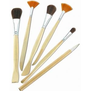 China Synthetic & Wool & Mixture Hair Artist Painting Brushes Set Aluminium Ferrule Handle supplier