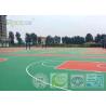 China Color Customized Basketball Court Surface For Multi-functional Silicone PU Materials wholesale