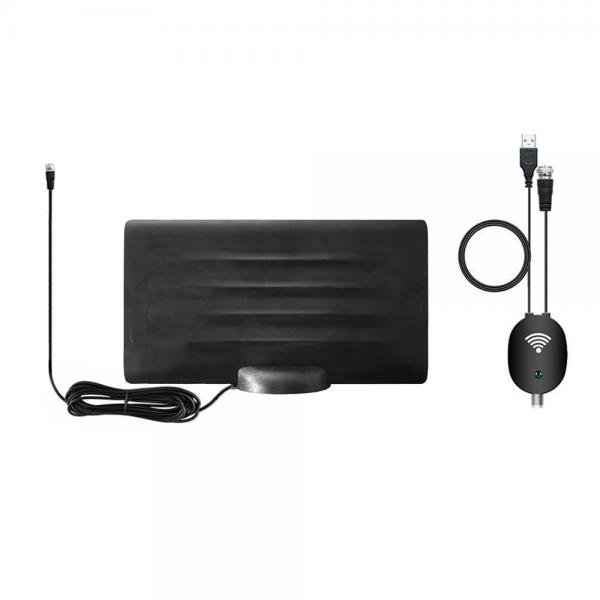 F-Male 230MHz 25dBi 200 Miles Amplified TV Antenna