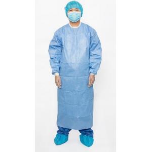 Weight 35-50 Gsm Disposable  Gowns , Waterproof Surgical Gowns Class II