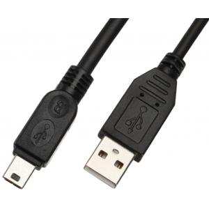 O contato do flash do ouro do cabo da câmara digital de USB 2,0 CMR moldou o tipo PVC preto 45P